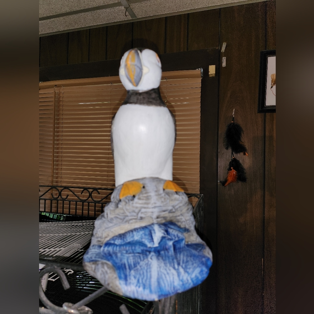 Puffin statue